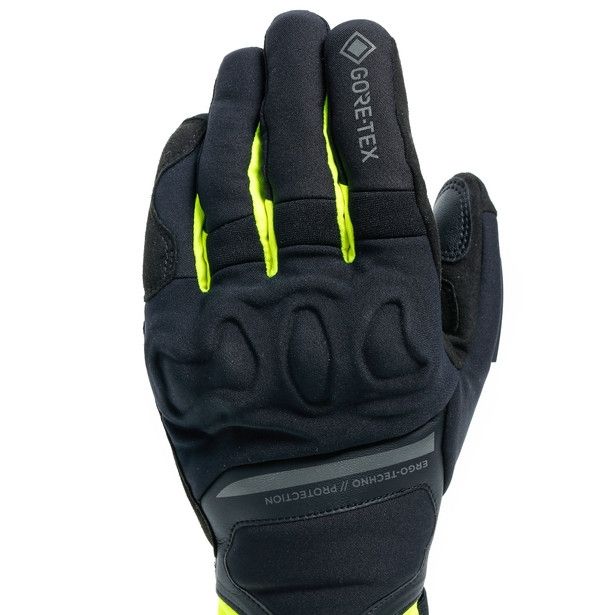 Dainese Nembo Gore-Tex GTX Gloves - Black / Yellow