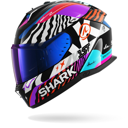 Shark Skwal I3 Speed Fancy Helmet KWO - Black / White / Orange