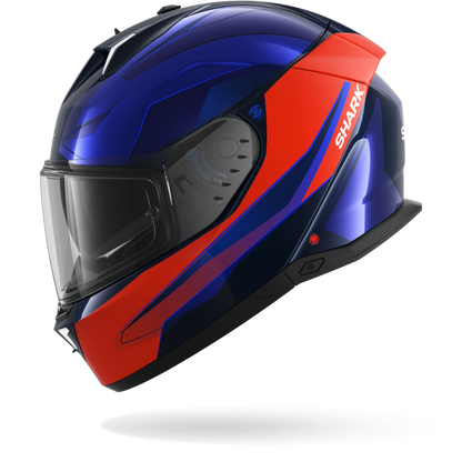 Shark Skwal I3 Mekarium Helmet BOB - Blue / Orange / Black