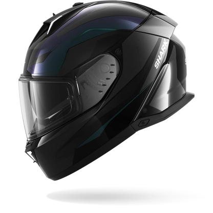 Shark Skwal I3 Mekarium Helmet KXA - Black / Cameleon / Anthracite
