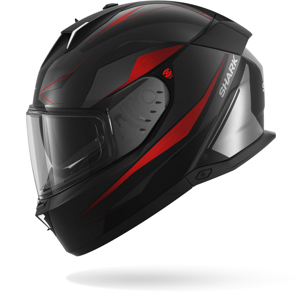 Shark Skwal I3 Mekarium Helmet MAT KAR - Matt Black / Red