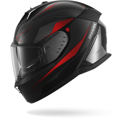 Shark Skwal I3 Mekarium Helmet MAT KAR - Matt Black / Red