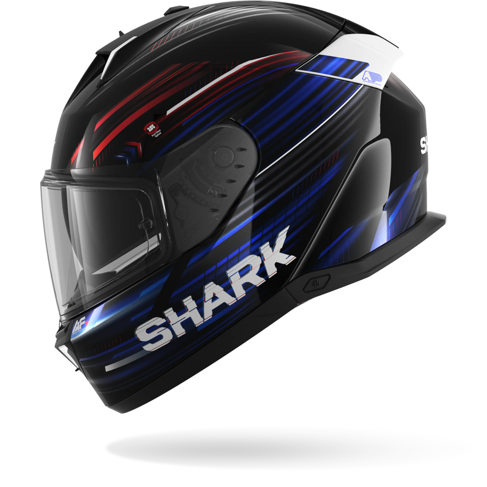 Shark Skwal I3 Light-Blur Helmet KRB - Black / Red / Blue