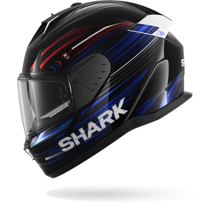 Shark Skwal I3 Light-Blur Helmet KRB - Black / Red / Blue