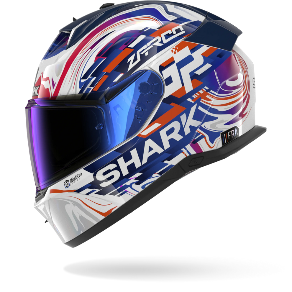 Shark Skwal I3 Zarco GP De France Helmet BBW - White / Violet / Blue