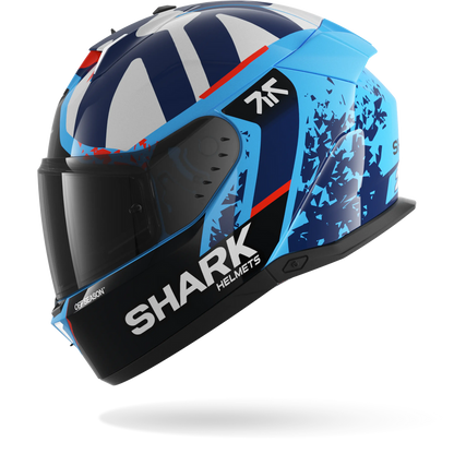 Shark Skwal I3 Fernandez Helmet BBW - Blue / White