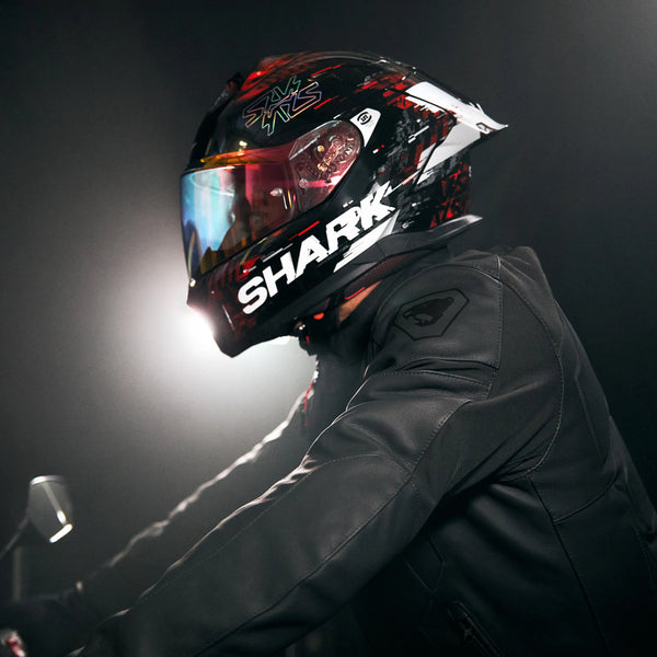 Shark Skwal Cup Speed-Vib Helmet KRS - Black / Red / Silver