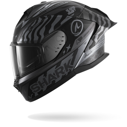 Shark Skwal Cup Speed-Fancy Helmet Mat KAS - Matt Black / Silver