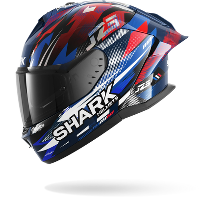 Shark Skwal Cup Zarco GP France Helmet BUR - Blue / Chrome / Red