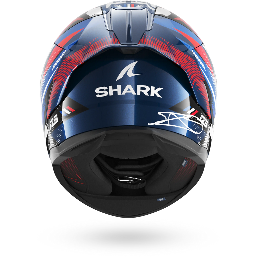 Shark Skwal Cup Zarco GP France Helmet BUR - Blue / Chrome / Red