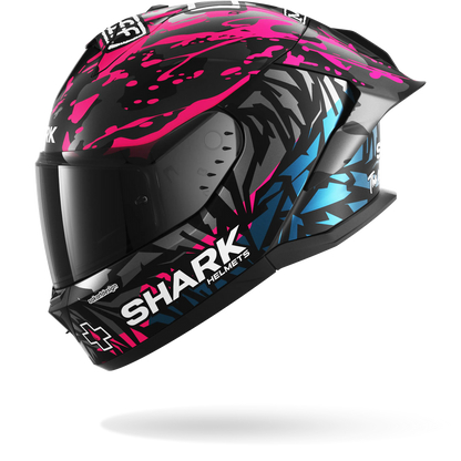 Shark Skwal Cup Redding Helmet Mat KVB - Black / Violet / Blue