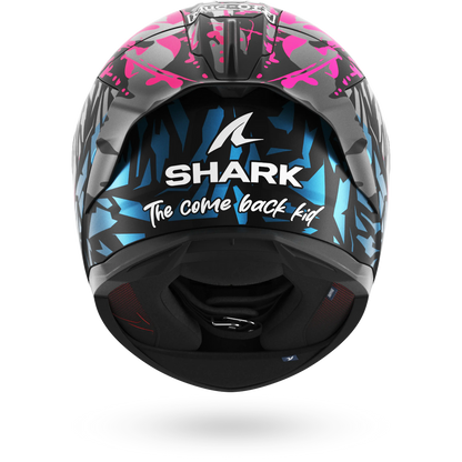 Shark Skwal Cup Redding Helmet Mat KVB - Black / Violet / Blue
