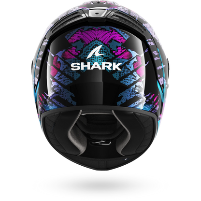 Shark Spartan RS Reptaia Helmet KBX - Black / Blue / Glitter
