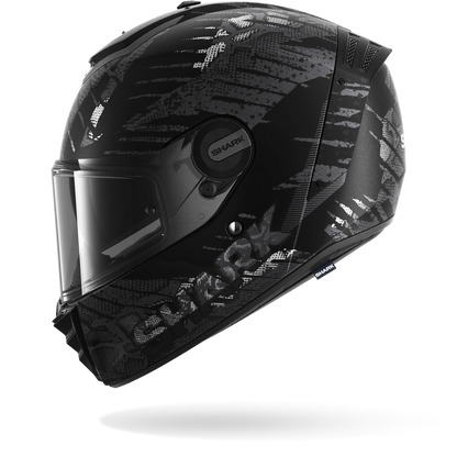 Shark Spartan RS Reptaia Helmet MAT KAA - Matt Black / Antracite