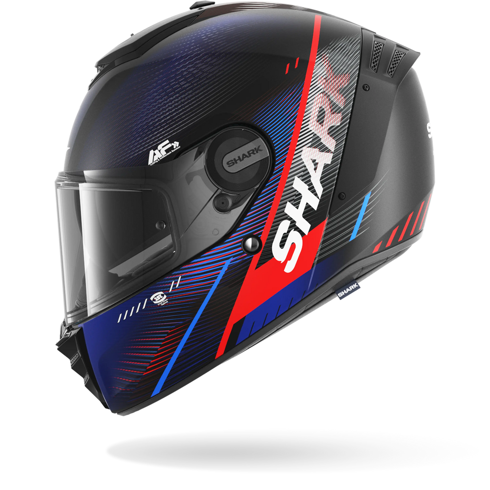 Shark Spartan RS Speed-Tech Helmet MAT KBR - Matt Black / Blue / Red