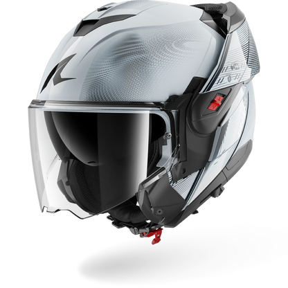 Shark OXO Speed-Tech Helmet SWK - Silver / White / Black