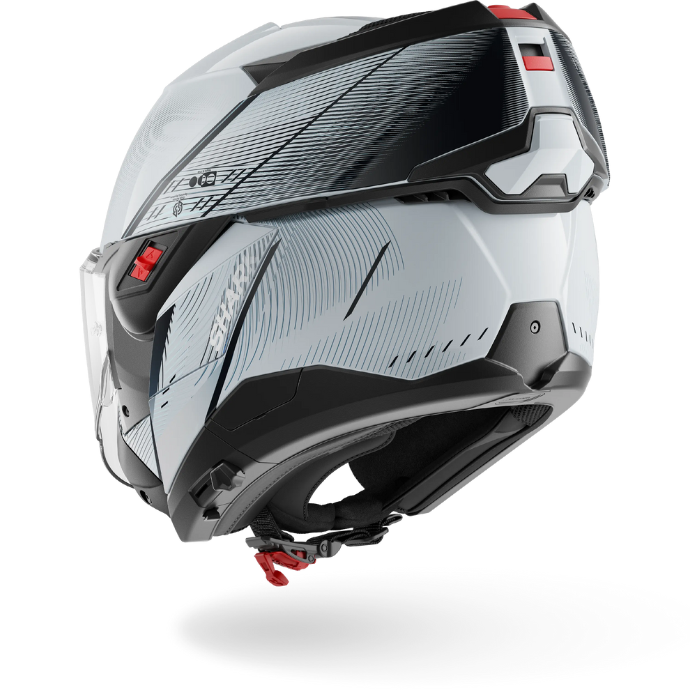 Shark OXO Speed-Tech Helmet SWK - Silver / White / Black