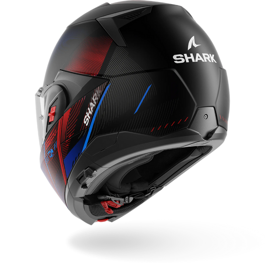 Shark OXO Speed-Tech Helmet Mat KBR - Matt Black / Blue / Red