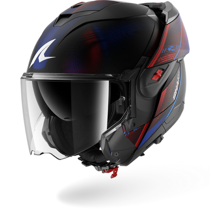 Shark OXO Speed-Tech Helmet Mat KBR - Matt Black / Blue / Red