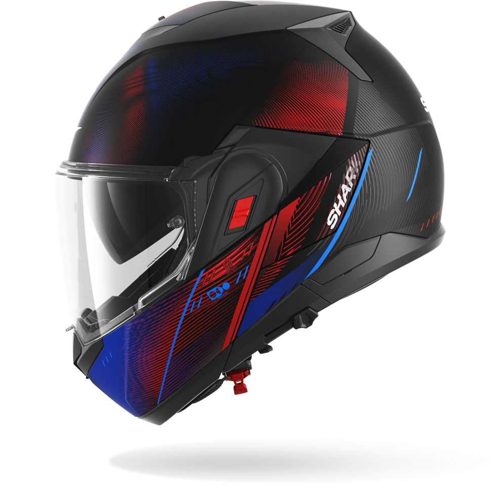 Shark OXO Speed-Tech Helmet Mat KBR - Matt Black / Blue / Red