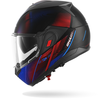 Shark OXO Speed-Tech Helmet Mat KBR - Matt Black / Blue / Red