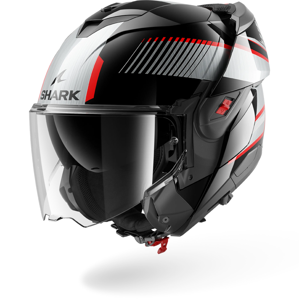 Shark OXO Sikter Helmet KUS - Black / Chrome / Silver