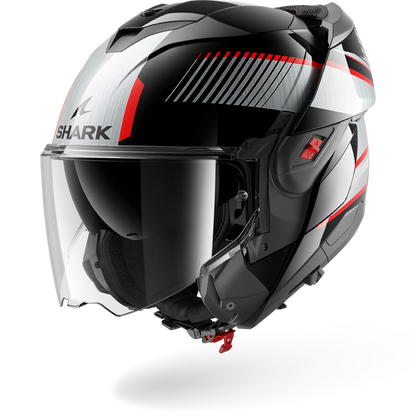 Shark OXO Sikter Helmet KUS - Black / Chrome / Silver