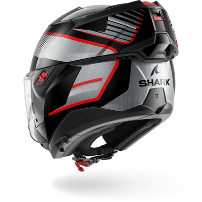 Shark OXO Sikter Helmet KUS - Black / Chrome / Silver