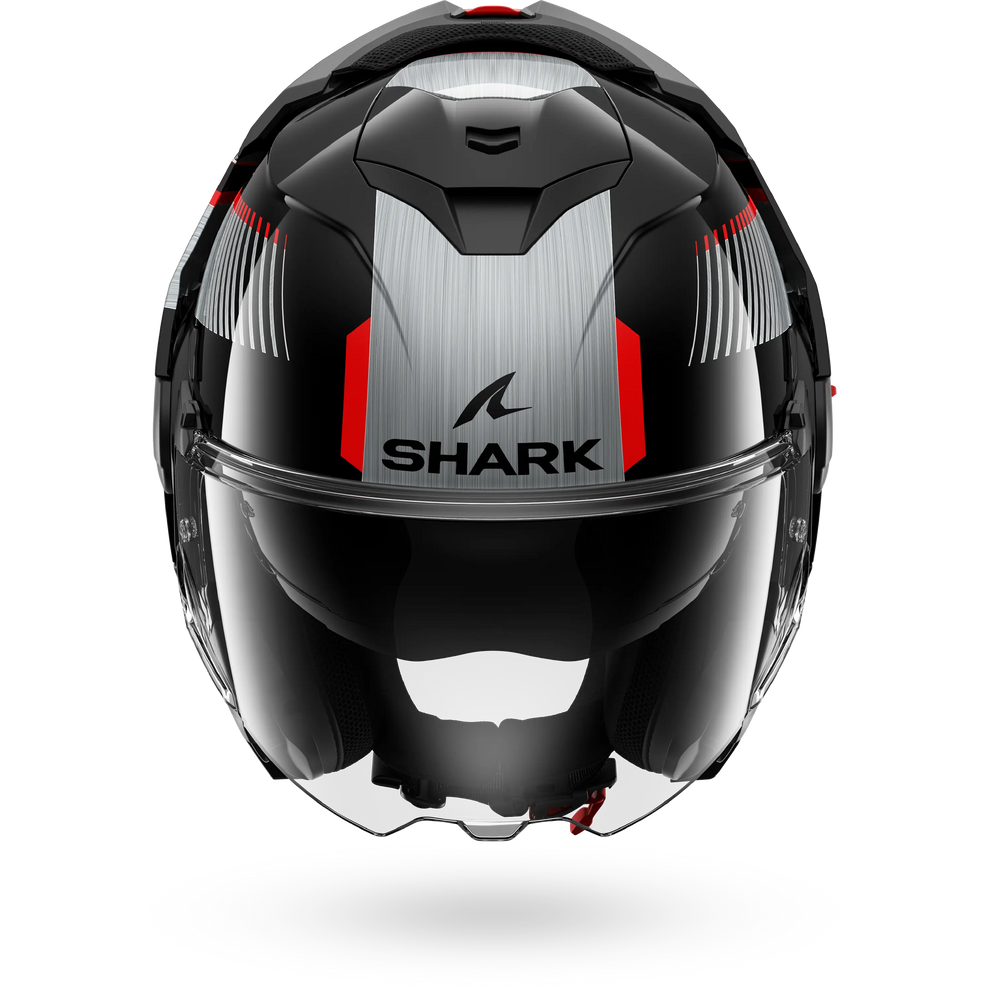 Shark OXO Sikter Helmet KUS - Black / Chrome / Silver