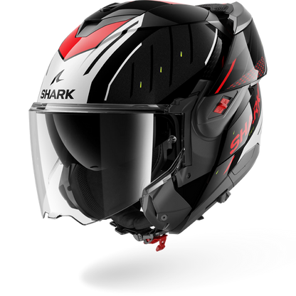 Shark OXO Rydger Helmet KSR - Black / Silver / Red