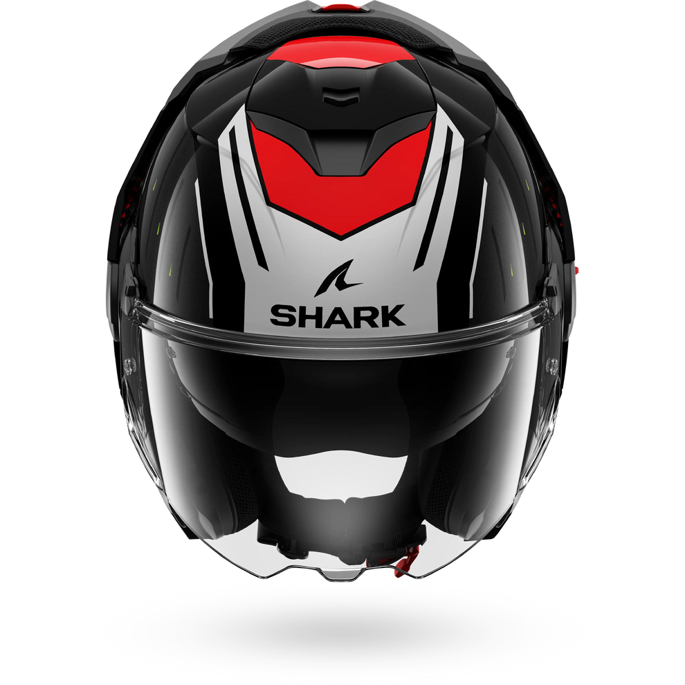 Shark OXO Rydger Helmet KSR - Black / Silver / Red