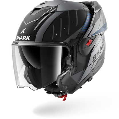 Shark OXO Rydger Helmet Mat ABK - Matt Anthracite / Blue / Black