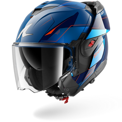 Shark OXO Mekarium Helmet BUO - Blue / Chrome / Orange