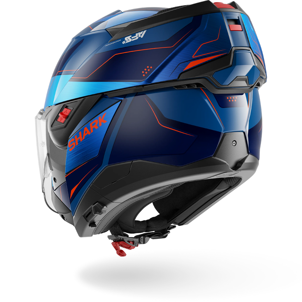 Shark OXO Mekarium Helmet BUO - Blue / Chrome / Orange