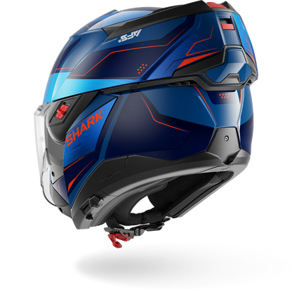 Shark OXO Mekarium Helmet BUO - Blue / Chrome / Orange
