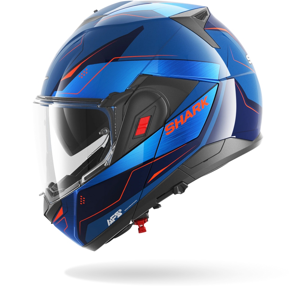 Shark OXO Mekarium Helmet BUO - Blue / Chrome / Orange