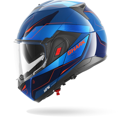 Shark OXO Mekarium Helmet BUO - Blue / Chrome / Orange