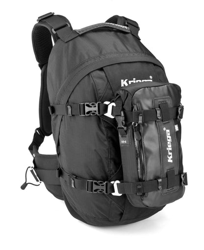 Kriega R25 Motorcycle Backpack - With US5 Drypack (optional extra)