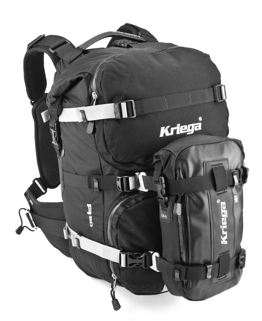 Kriega R30 Waterproof Motorcycle Backpack - With US5 Drybag (optional extra)