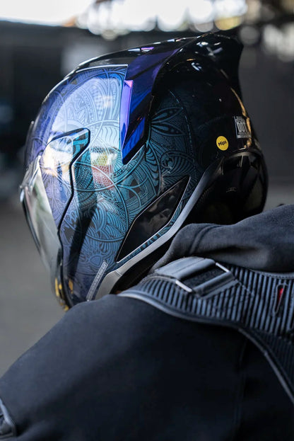 Icon Ultraflite Opal Mandala Helmet - Blue