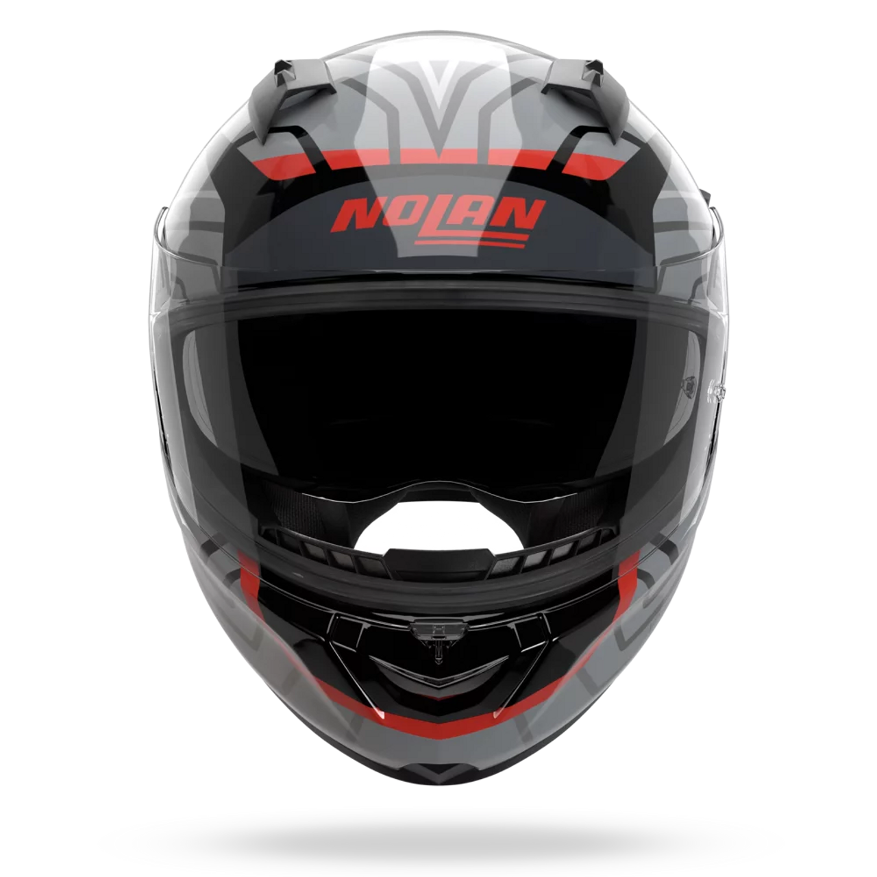 Nolan N60-6 Eclettic 351 Helmet - Black / Grey / Red