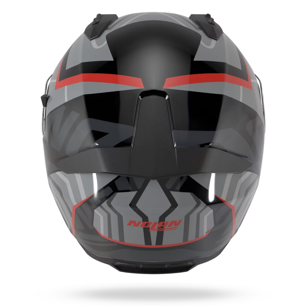 Nolan N60-6 Eclettic 351 Helmet - Black / Grey / Red