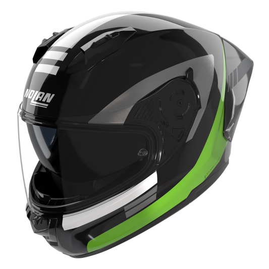 Nolan N60-6 Sport Contrasto 358 Helmet - Black / Green