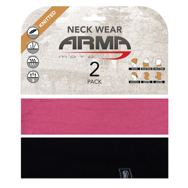 ARMR Moto Neck Tube 2 Pack - Pink