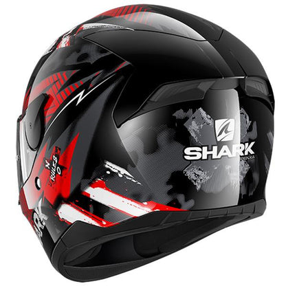 Shark D-Skwal 2 Penxa Helmet - Black / Red