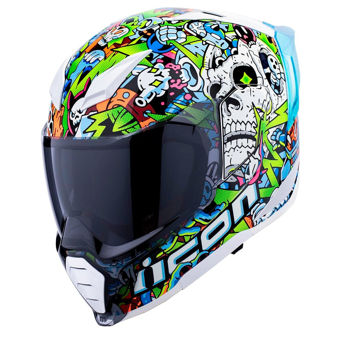 Icon Ultraflite Doodle3 Helmet - White