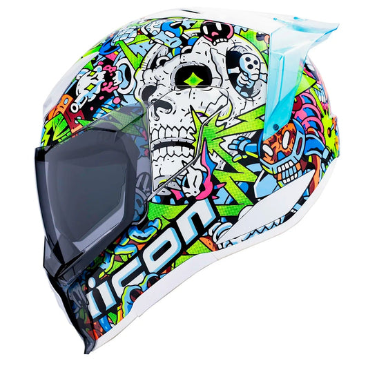 Icon Ultraflite Doodle3 Helmet - White