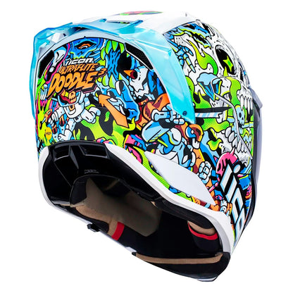 Icon Ultraflite Doodle3 Helmet - White