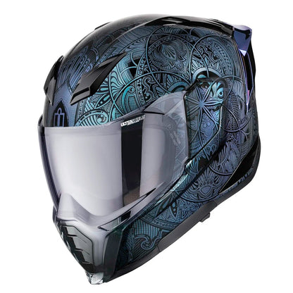 Icon Ultraflite Opal Mandala Helmet - Blue