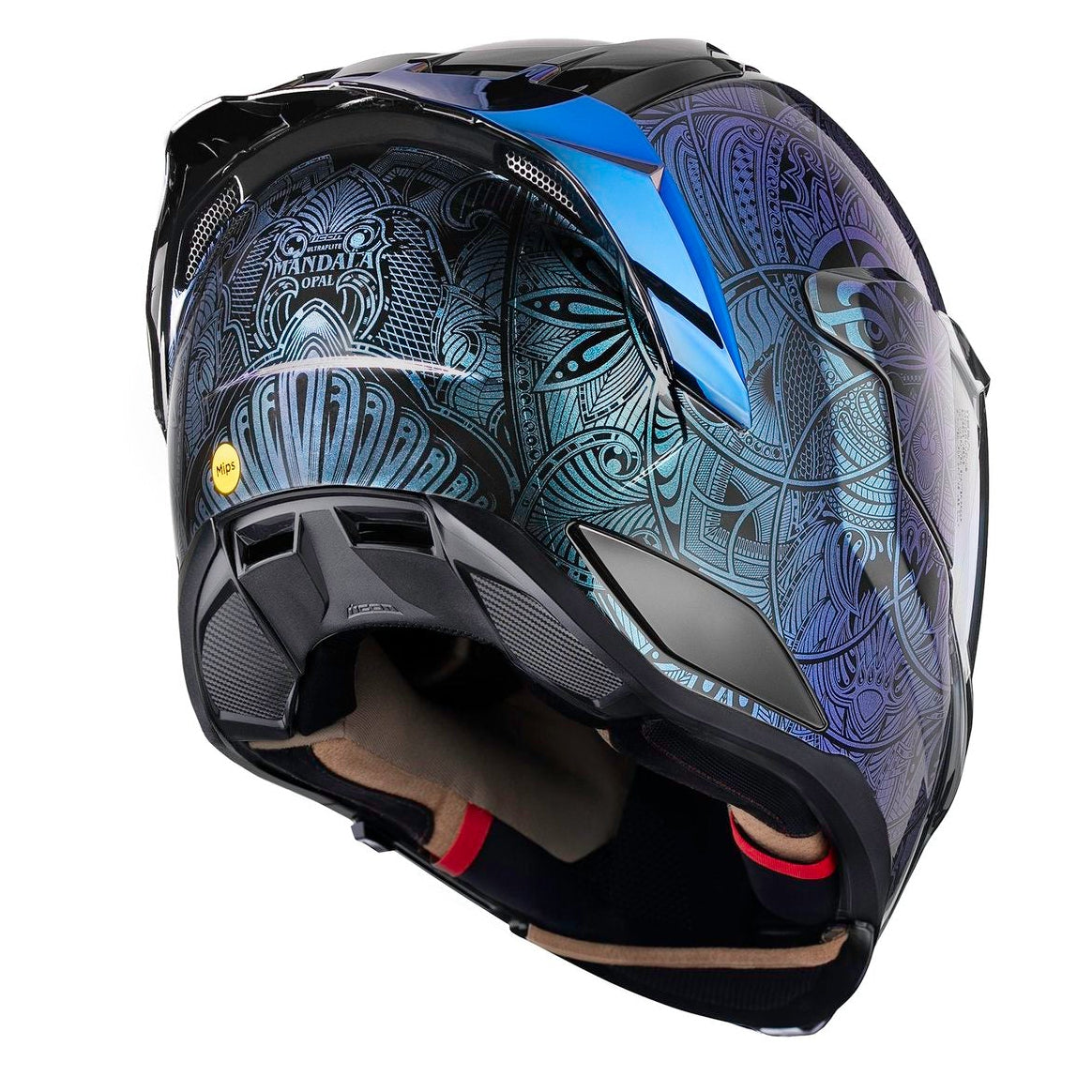 Icon Ultraflite Opal Mandala Helmet - Blue